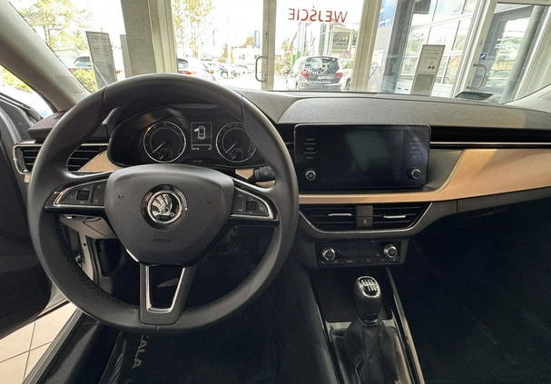 Skoda Scala cena 56900 przebieg: 141178, rok produkcji 2019 z Pyskowice małe 137